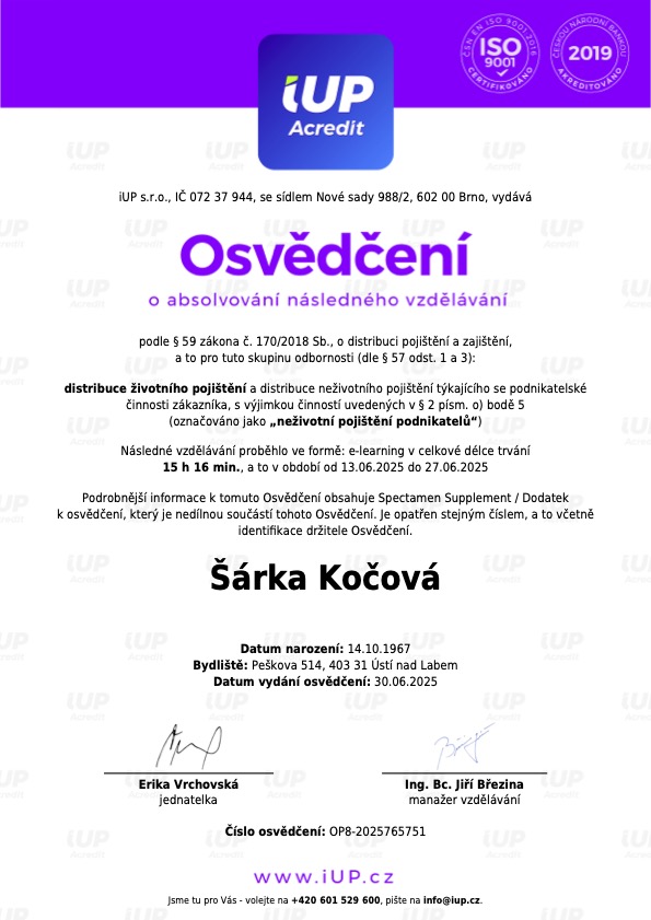 osvedceni_pojisteni